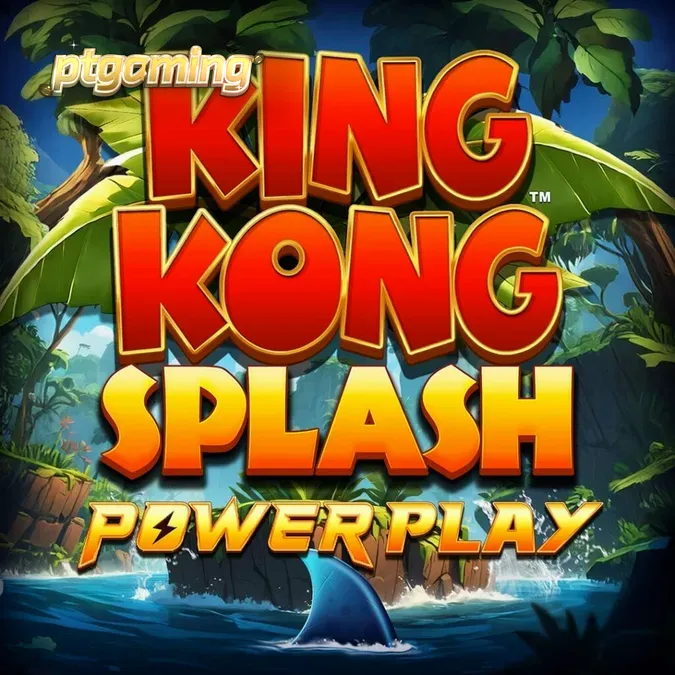 Ang interface ng King Kong Splash: Power Play slot na nagpapakita ng jungle theme at reels.